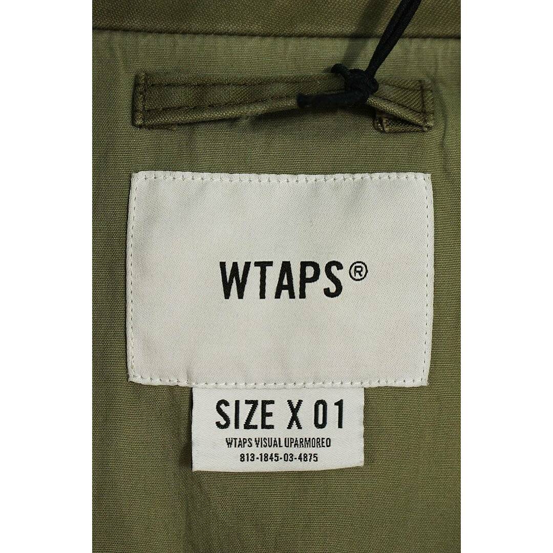 W)taps(ダブルタップス)のダブルタップス  20SS  201WVDT-JKM03 ウォッシュ加工ミリタリージャケットブルゾン メンズ 1 メンズのジャケット/アウター(ミリタリージャケット)の商品写真