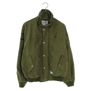 ダブルタップス(W)taps)のダブルタップス  20SS  201WVDT-JKM03 ウォッシュ加工ミリタリージャケットブルゾン メンズ 1(ミリタリージャケット)