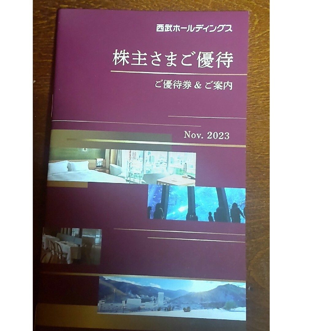 西武ホールディングス株主優待冊子施設利用券