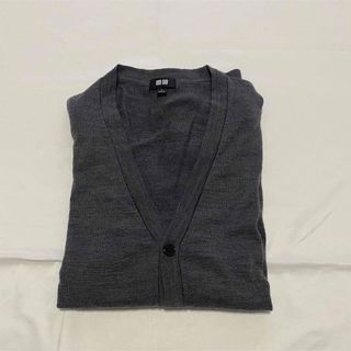 ユニクロ(UNIQLO)のUNIQLO ユニクロ　カーディガン　グレー(カーディガン)