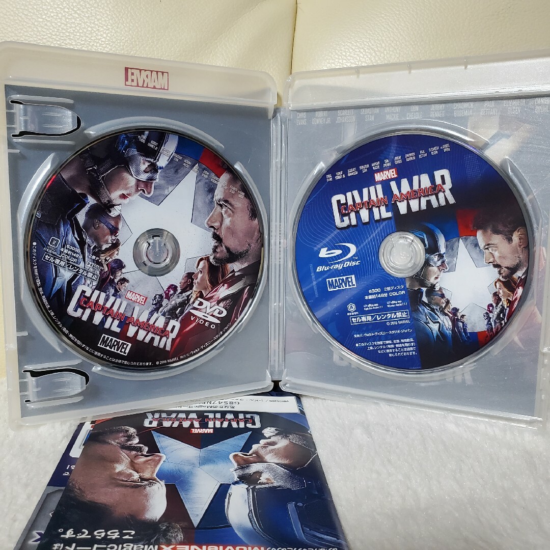 キャプテン・アメリカ　シリーズ　3作品セット　DVDディスク