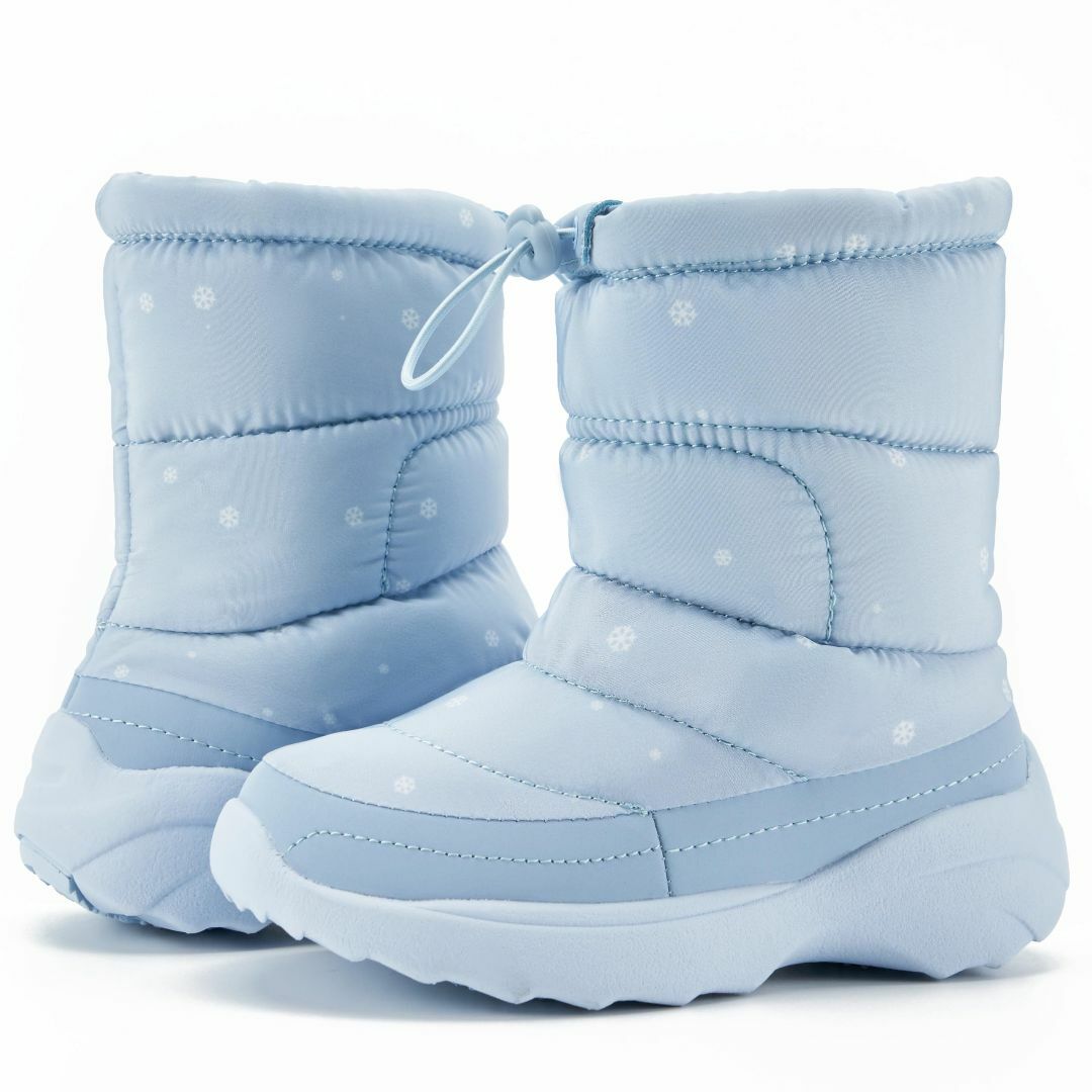 MORENDL スノーブーツ キッズ 雪遊び 冬 雪用ブーツ 子供靴 防滑 雪柄