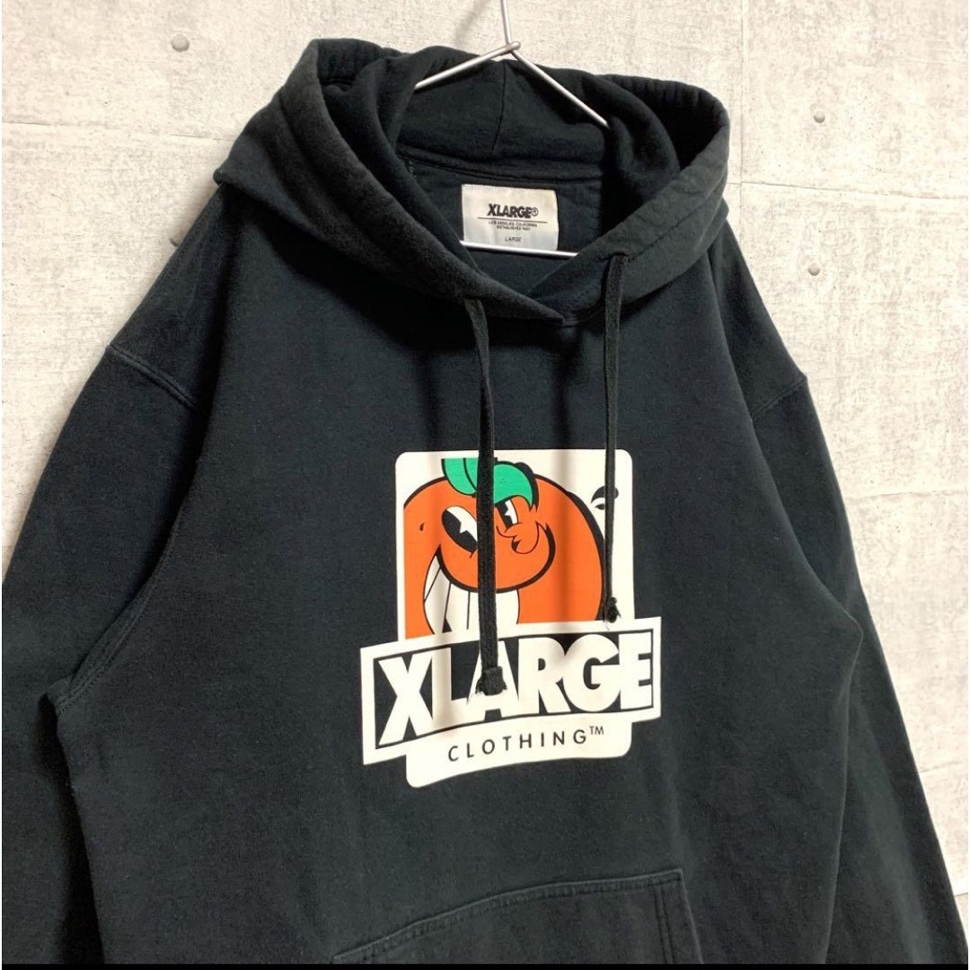 希少 XLARGE エクストララージ × ATOMIK パーカー LL  誤差はご了承ください