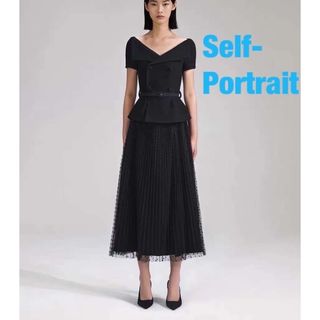 ❤️23新作 新品♡ SelfPortrait 青レースワンピース♡　763