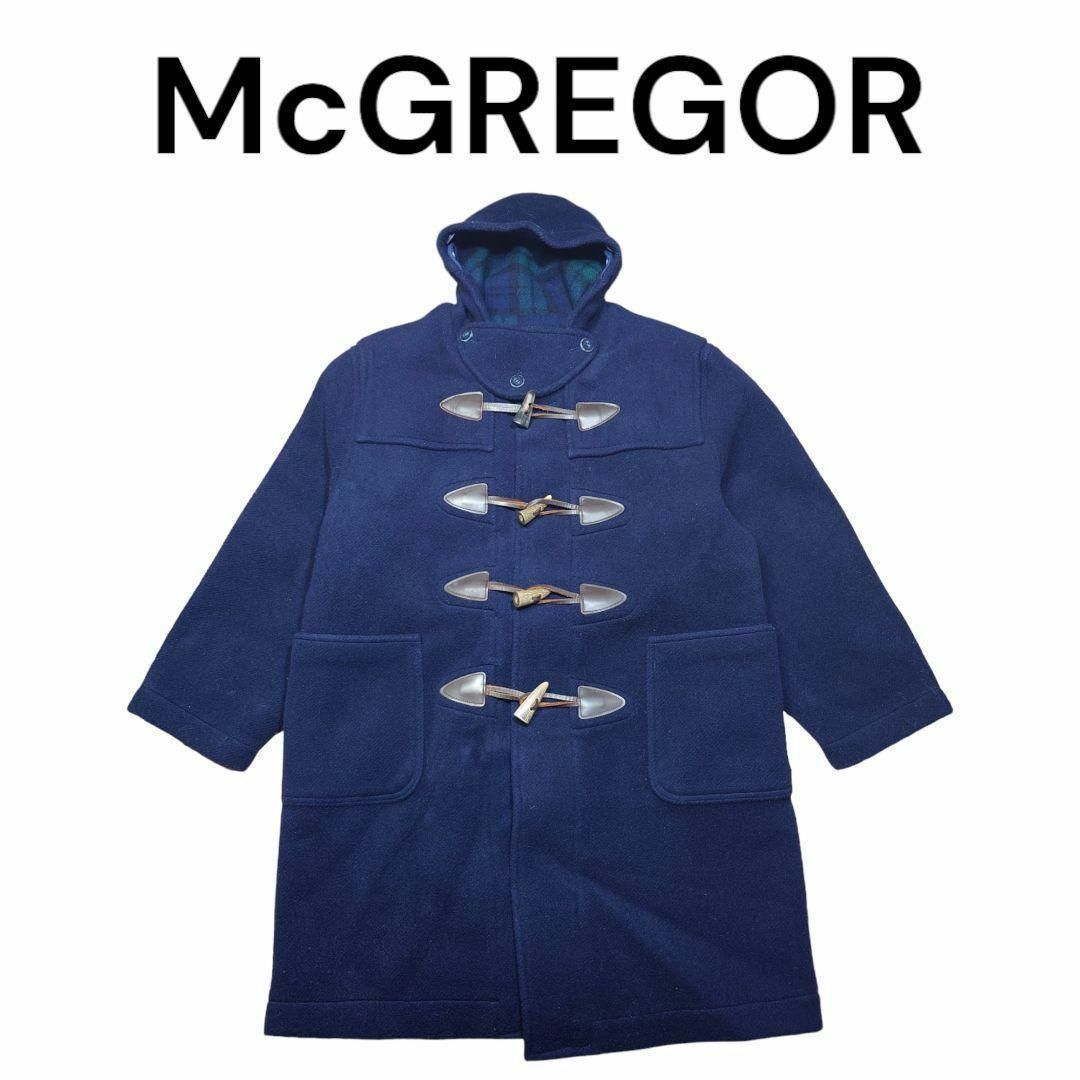 9500円 マックレガー 古着 ネイビー McGREGOR ダッフルコート