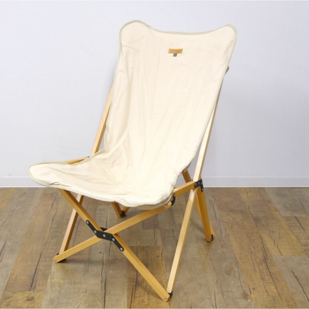 スモア S´more Woodi pack chair ウッディーパックチェア ブナ材 木製 ベージュ キャンバス チェア 椅子 キャンプ アウトドアのサムネイル