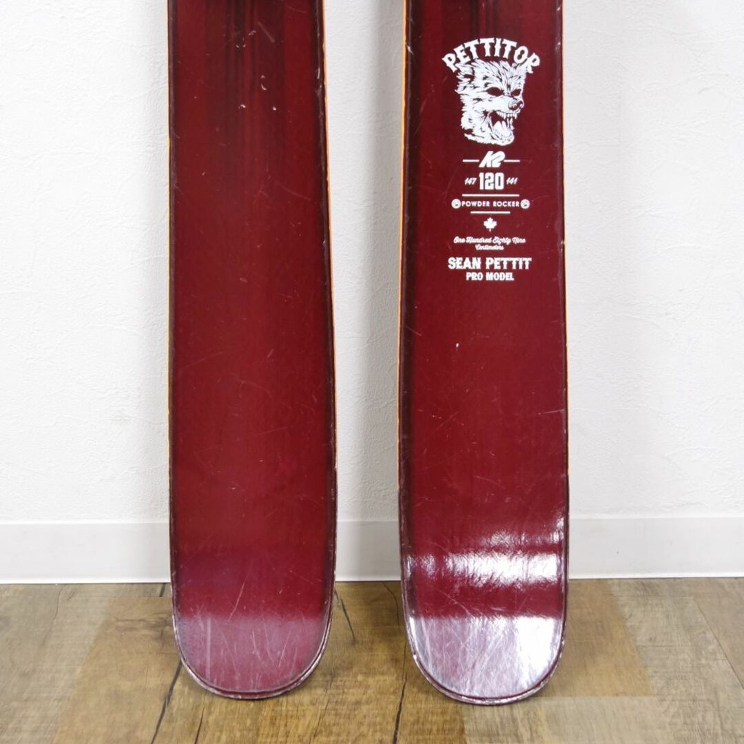 K2 - K2 PETTIOR SEAN PETTIT PRO MODEL 193cm センター120mm K2 - K2 PETTIOR SEAN PETTIT PRO MODEL 193cm センター120mm
