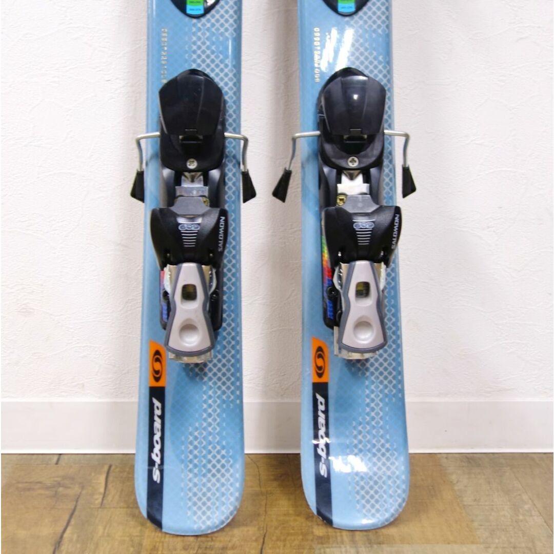 SALOMON(サロモン)のサロモン SALOMON s-board 100cm ビンディング SALOMON 609 ショート ファン スキー ゲレンデ アウトドア スポーツ/アウトドアのスキー(板)の商品写真