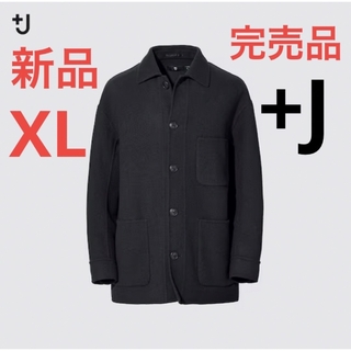 ユニクロ(UNIQLO)の新品　ユニクロ　+J  ウールブレンド オーバーサイズシャツジャケット　XL(テーラードジャケット)
