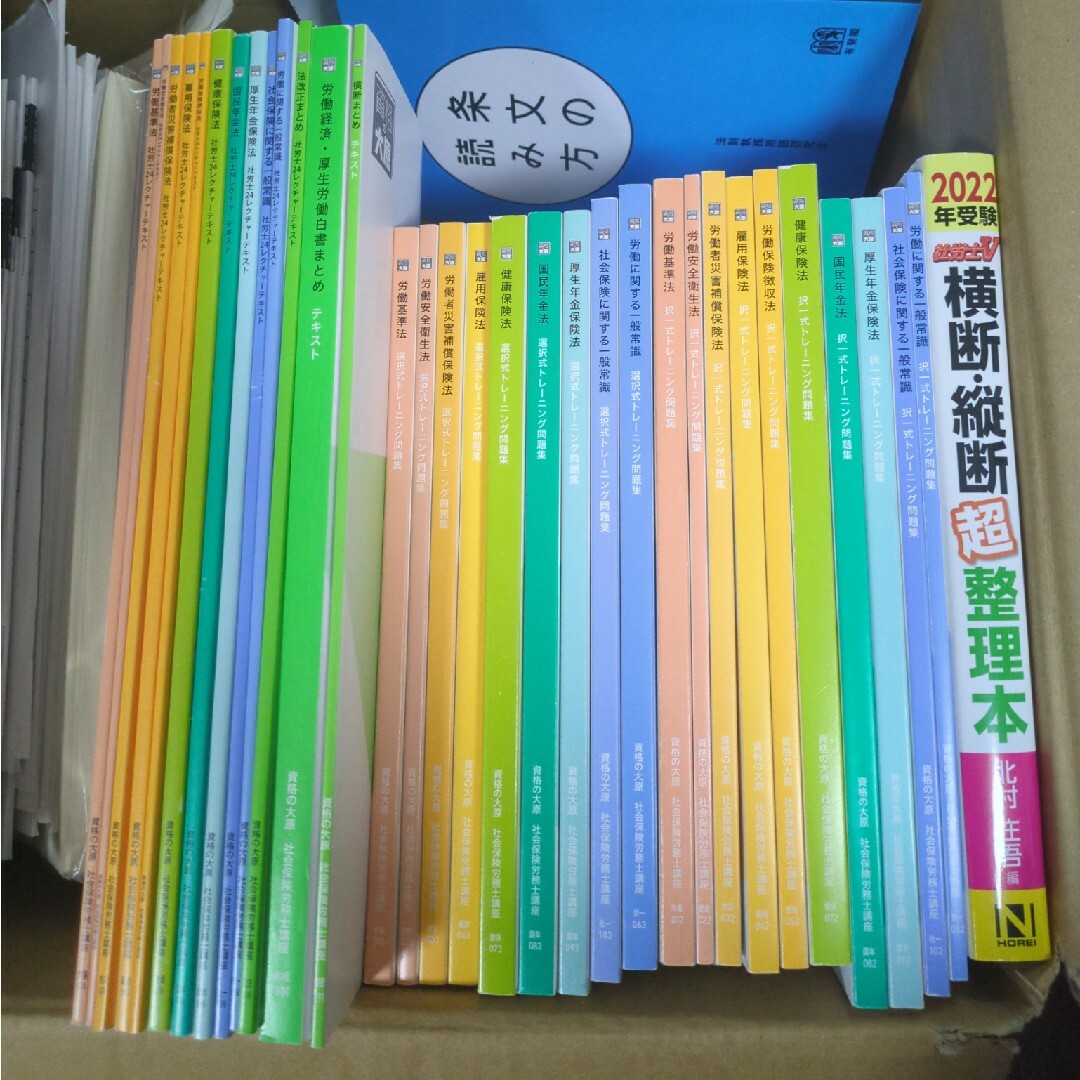 エンタメ/ホビー社労士24 2023年　テキスト、問題集、模試