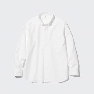 ユニクロ(UNIQLO)のユニクロ オックスフォード オフホワイト XL 新品 UNIQLO(シャツ)