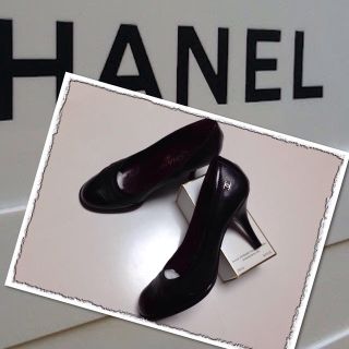 シャネル(CHANEL)のフェミニンpumps CC 23.5♡(ハイヒール/パンプス)