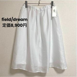 フィールドドリーム(field/dream)のst150 field/dream オンワード樫山 タグ付き フレアスカート(ひざ丈スカート)