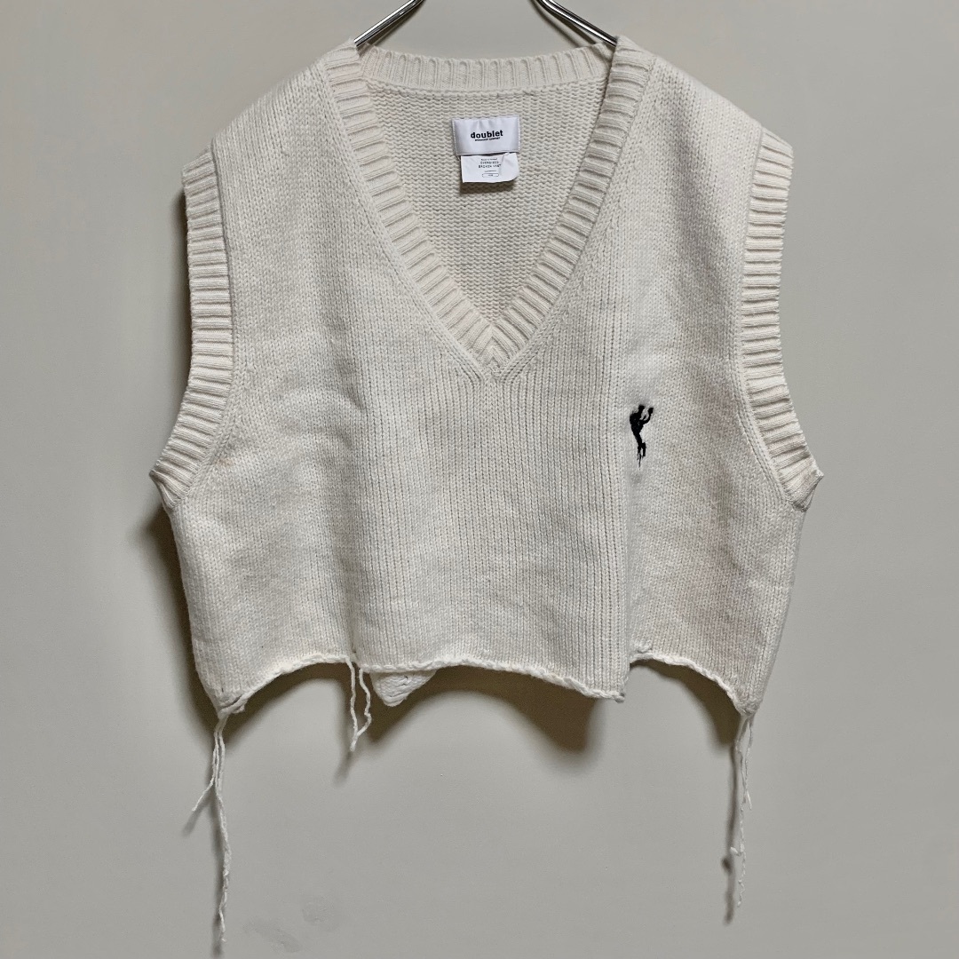 ベスト doublet - doublet 18AW OVERSIZED BROKEN VEST