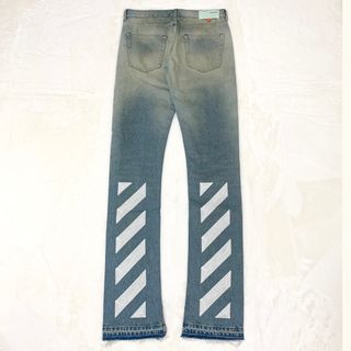 OFF-WHITE - OFF-WHITE オフホワイト 21AW DIAG SLIM JEANS FADED ...