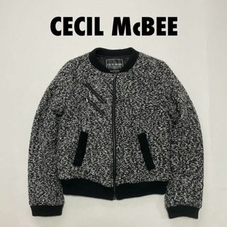 セシルマクビー(CECIL McBEE)のcu188/CEIL McBEE/セシルマクビー/MA-1/ノーカラーブルゾン(ブルゾン)