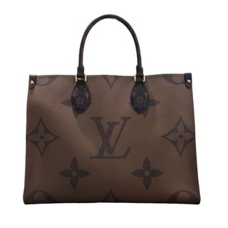 ルイヴィトン(LOUIS VUITTON)の　ルイ・ヴィトン LOUIS VUITTON オンザゴーMM M45321 ブラウン モノグラム・ジャイアント レディース トートバッグ(トートバッグ)