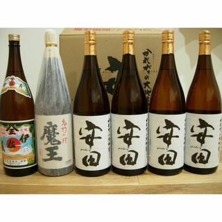 2023年 国分酒造 安田 限定4本 魔王 伊佐美 1800ml 6本セット(焼酎)