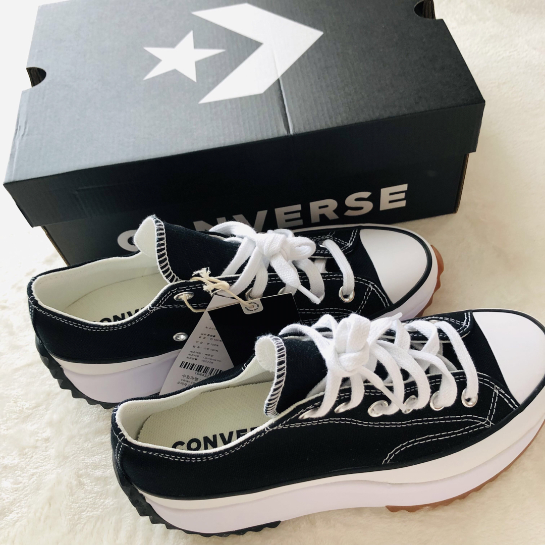 新品未使用】国内未発売CONVERSE☆ランスターハイク LOWブラック-