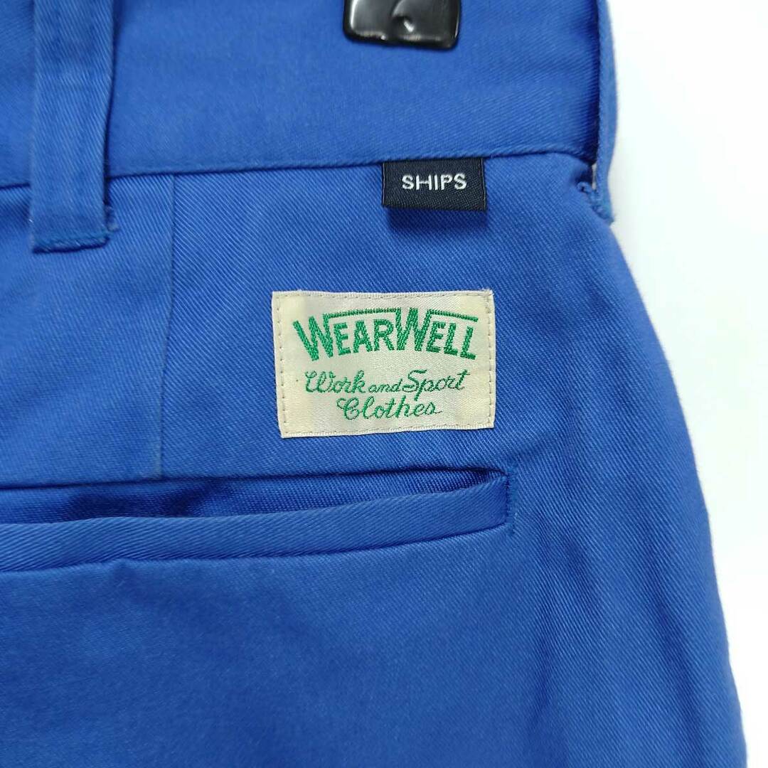 シップス 別注 WEARWELL テーパード カラー チノパンツ S ブルー 113-17-0106 メンズ メンズのパンツ(その他)の商品写真