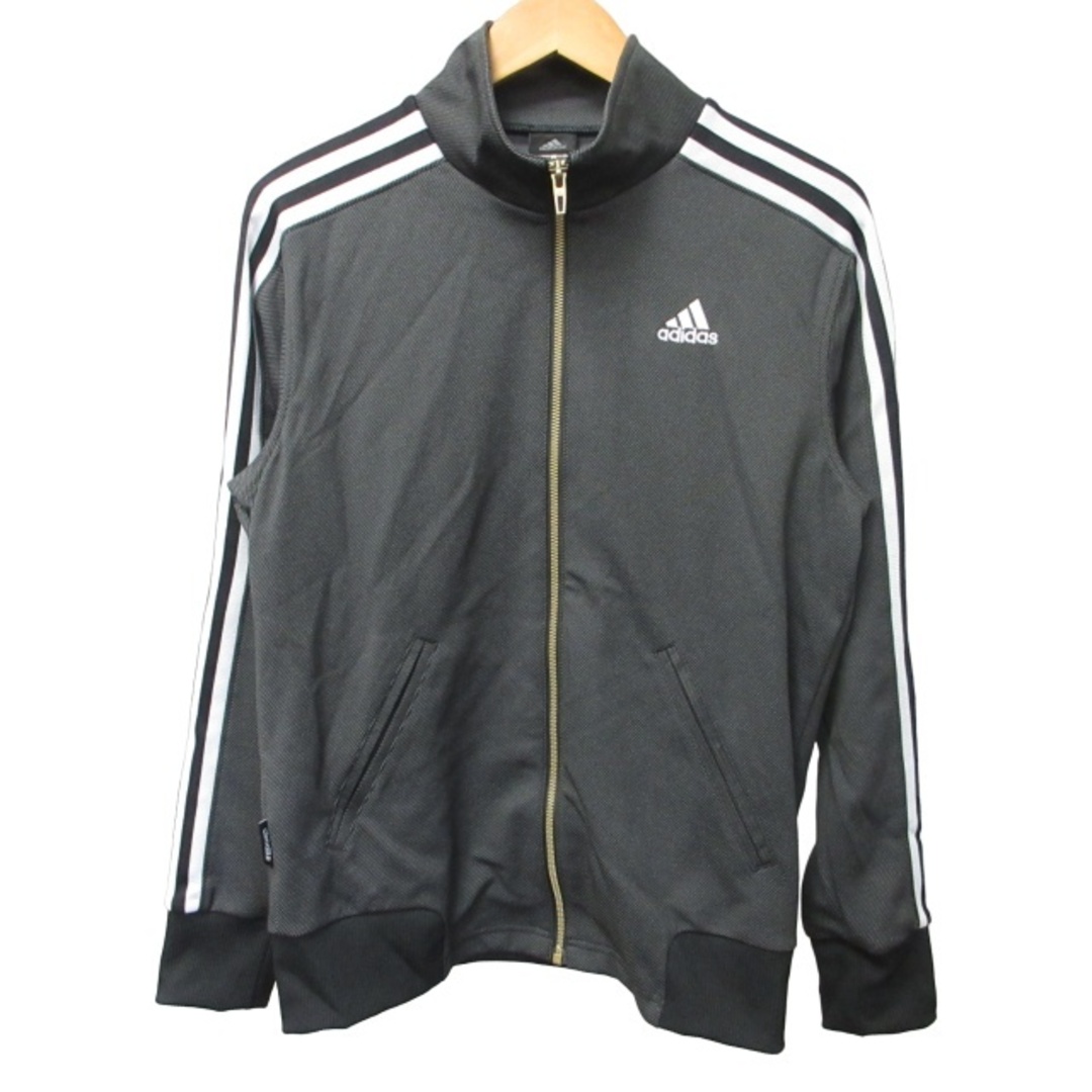 adidas(アディダス)のアディダス S92686 トラックジャケット ブルゾン ジャージ 黒 M STK メンズのジャケット/アウター(ブルゾン)の商品写真