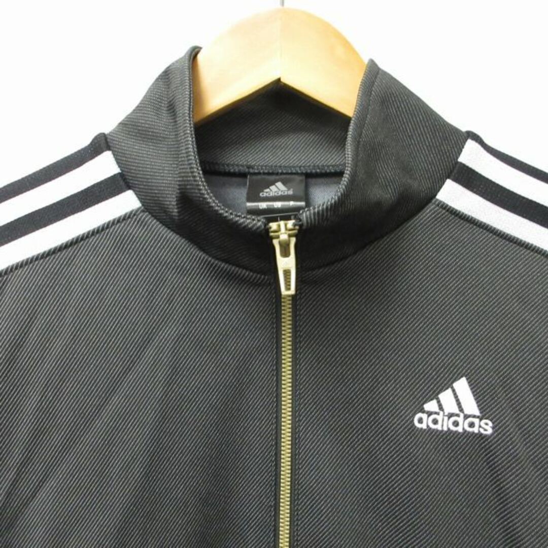 adidas(アディダス)のアディダス S92686 トラックジャケット ブルゾン ジャージ 黒 M STK メンズのジャケット/アウター(ブルゾン)の商品写真