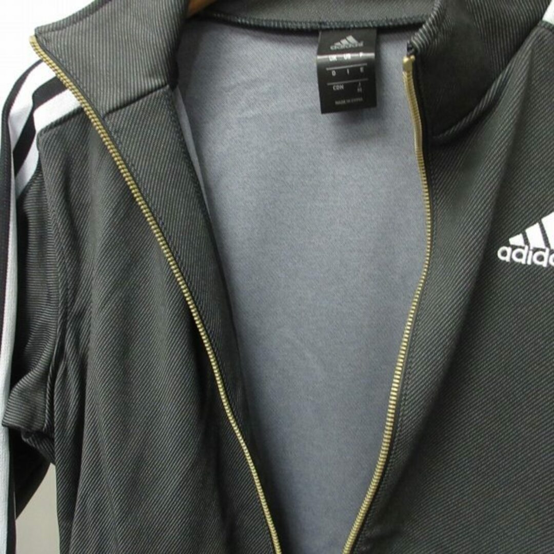 adidas(アディダス)のアディダス S92686 トラックジャケット ブルゾン ジャージ 黒 M STK メンズのジャケット/アウター(ブルゾン)の商品写真