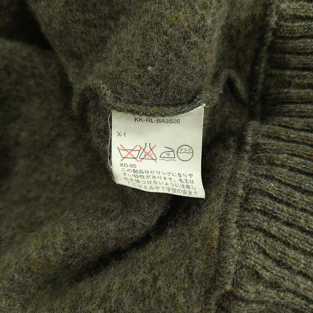 ポロ ラルフローレン ジップアップ ニット ジャケット L カーキ メンズ Polo by Ralph Lauren メンズのジャケット/アウター(その他)の商品写真