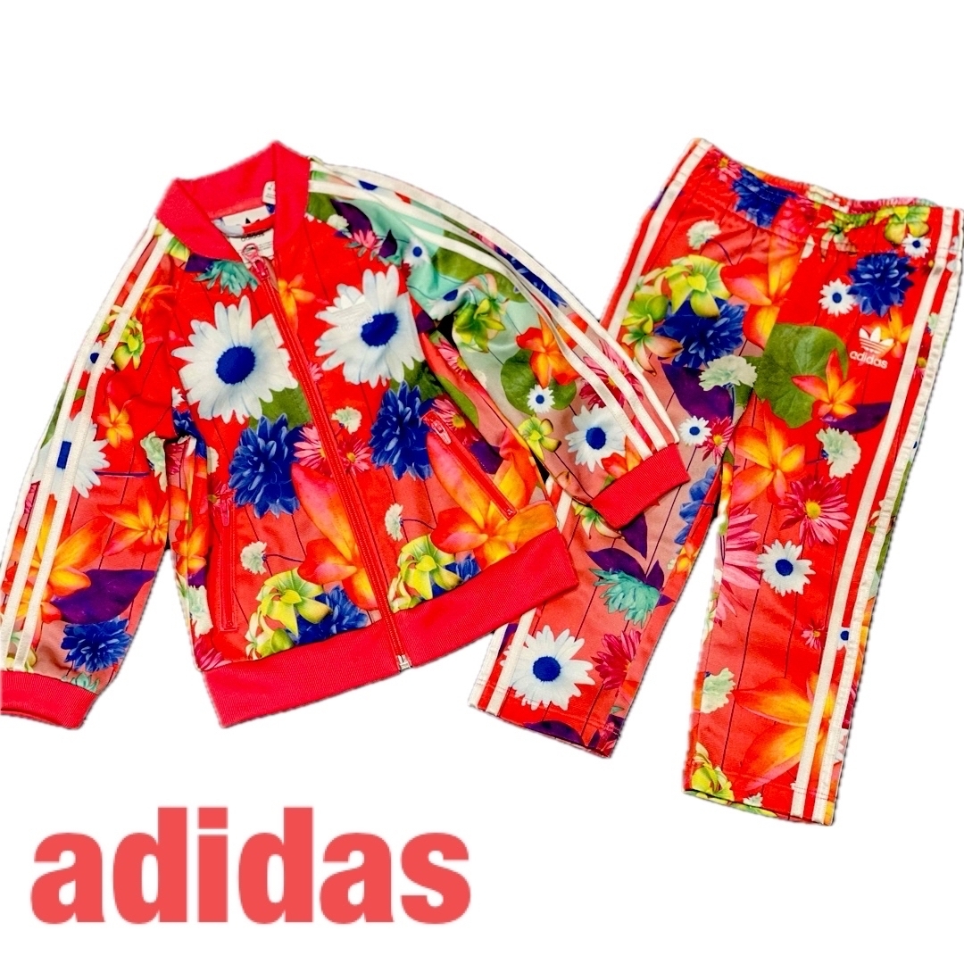 adidas(アディダス)のadidas セットアップ キッズ/ベビー/マタニティのキッズ服女の子用(90cm~)(パンツ/スパッツ)の商品写真