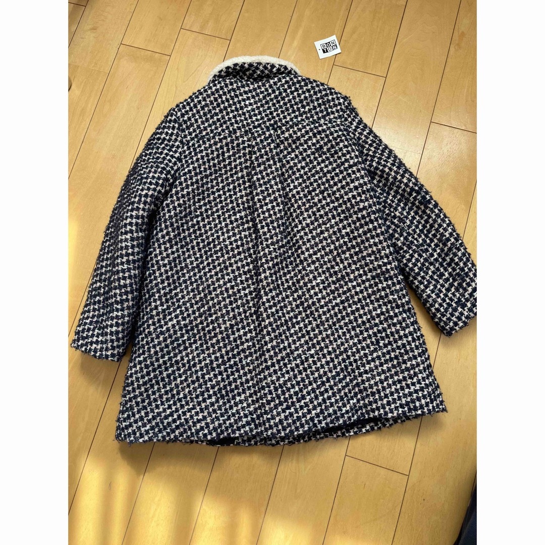 Bonpoint(ボンポワン)のボントン　BONTON 千鳥格子　コート　8A キッズ/ベビー/マタニティのキッズ服女の子用(90cm~)(コート)の商品写真