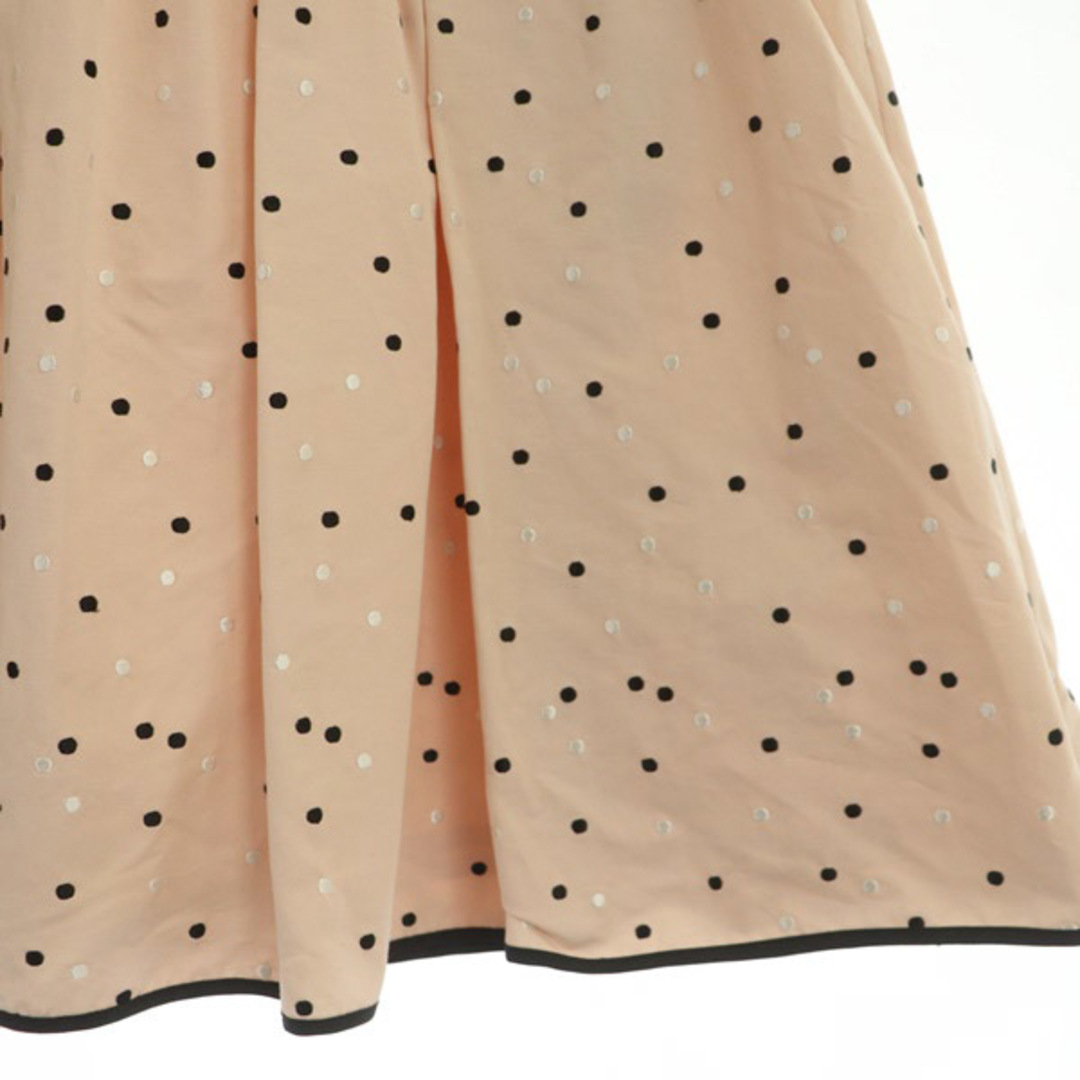 TO BE CHIC(トゥービーシック)のトゥービーシック ロングスカート フレア ギャザー ドット刺繍 ビジュー 38 レディースのスカート(ロングスカート)の商品写真