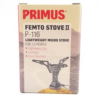 プリムス(PRIMUS)の【未使用】プリムス フェムトストーブII シングルバーナー カートリッジガスコンロ(直結型) P-116 アウトドア キャンプ(ストーブ/コンロ)