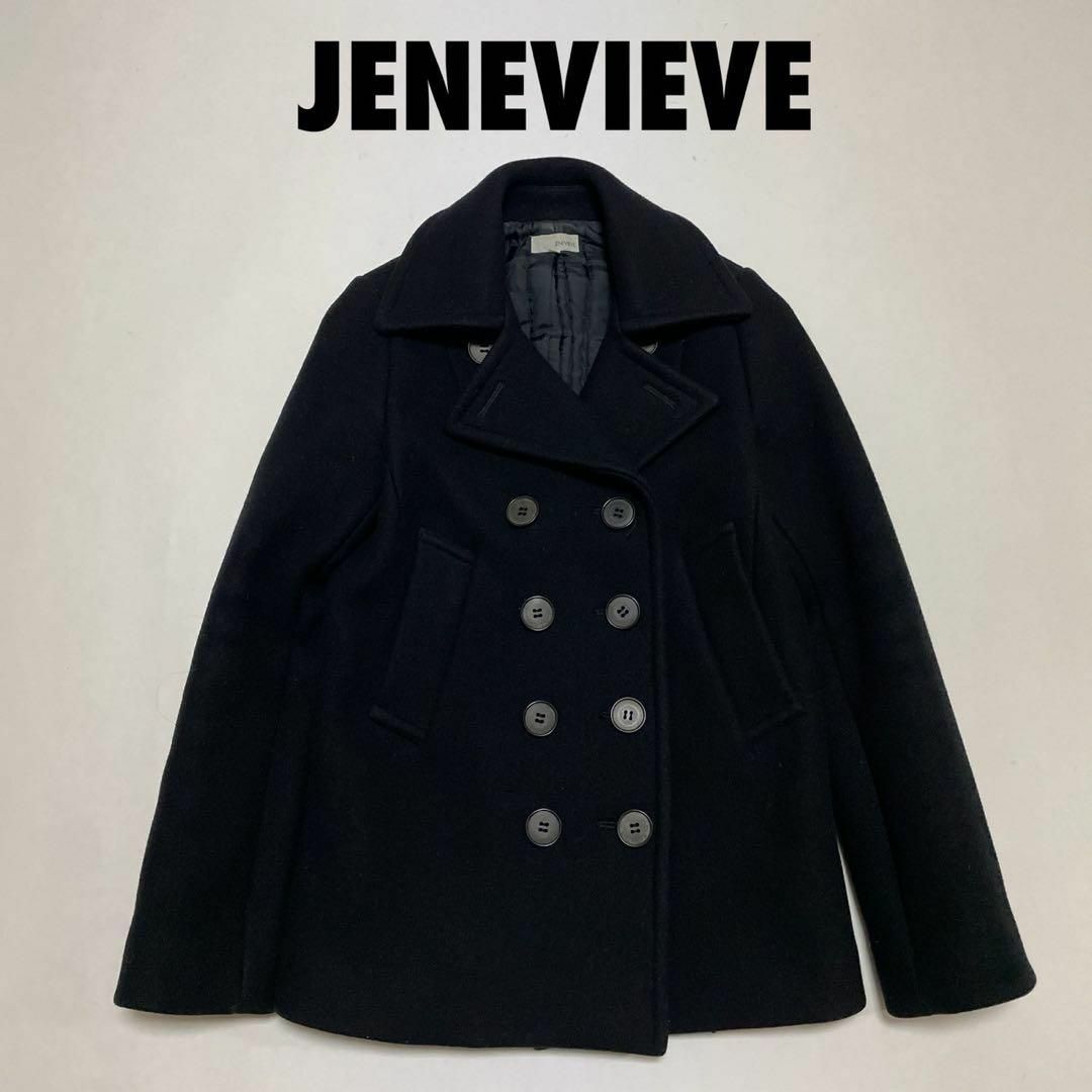 JENEVIEVE(ジュネヴィエーブ)のcu204/JENEVIEVE/ジュヌヴィエーヴ/Pコート/レディース1 レディースのジャケット/アウター(ピーコート)の商品写真