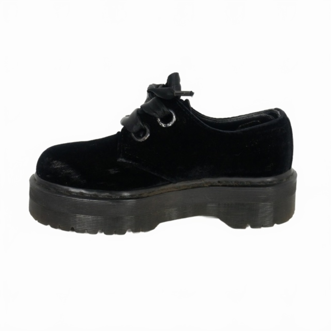 Dr.Martens(ドクターマーチン)のドクターマーチン HOLLY ベルベットシューズ ローファー UK4 黒 レディースの靴/シューズ(その他)の商品写真