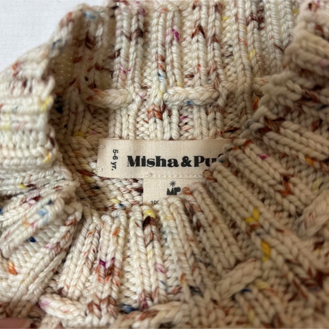 Misha & Puff(ミーシャアンドパフ)のmisha&puff 5-6y キッズ/ベビー/マタニティのキッズ服女の子用(90cm~)(ニット)の商品写真