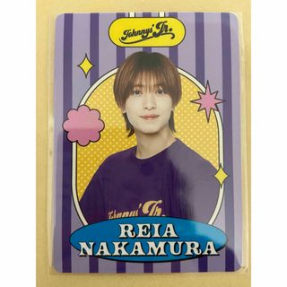 ジャニーズジュニア(ジャニーズJr.)の中村嶺亜プロフィールカード(アイドルグッズ)