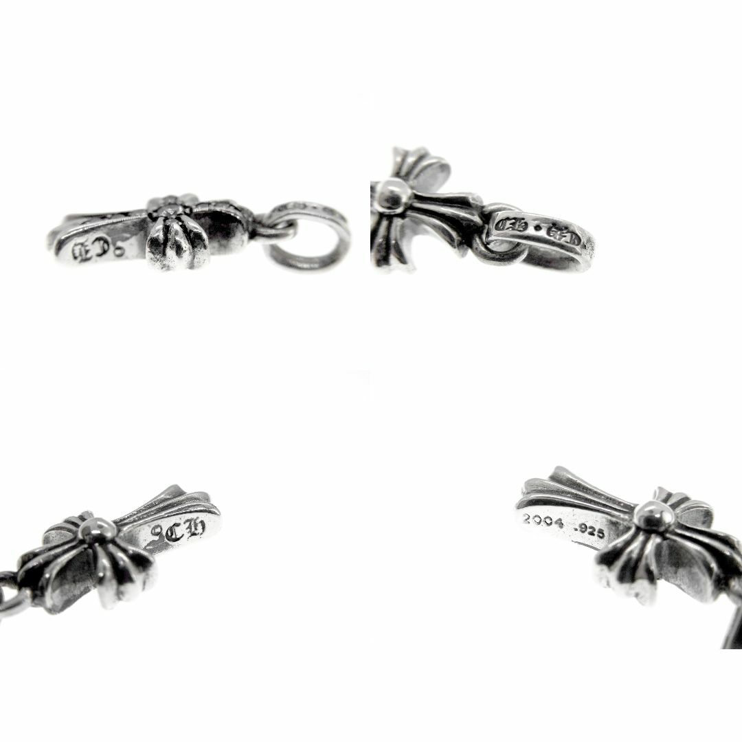 CHROME HEARTS クロムハーツ 22K CRS BBYFAT A/DMND ベイビーファットPAVE アフター ダイヤ ゴールド ネックレストップ