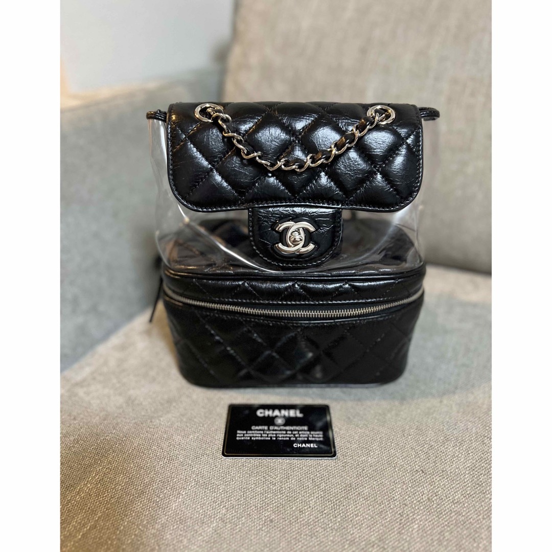 CHANEL バッグパック　クリアA57826