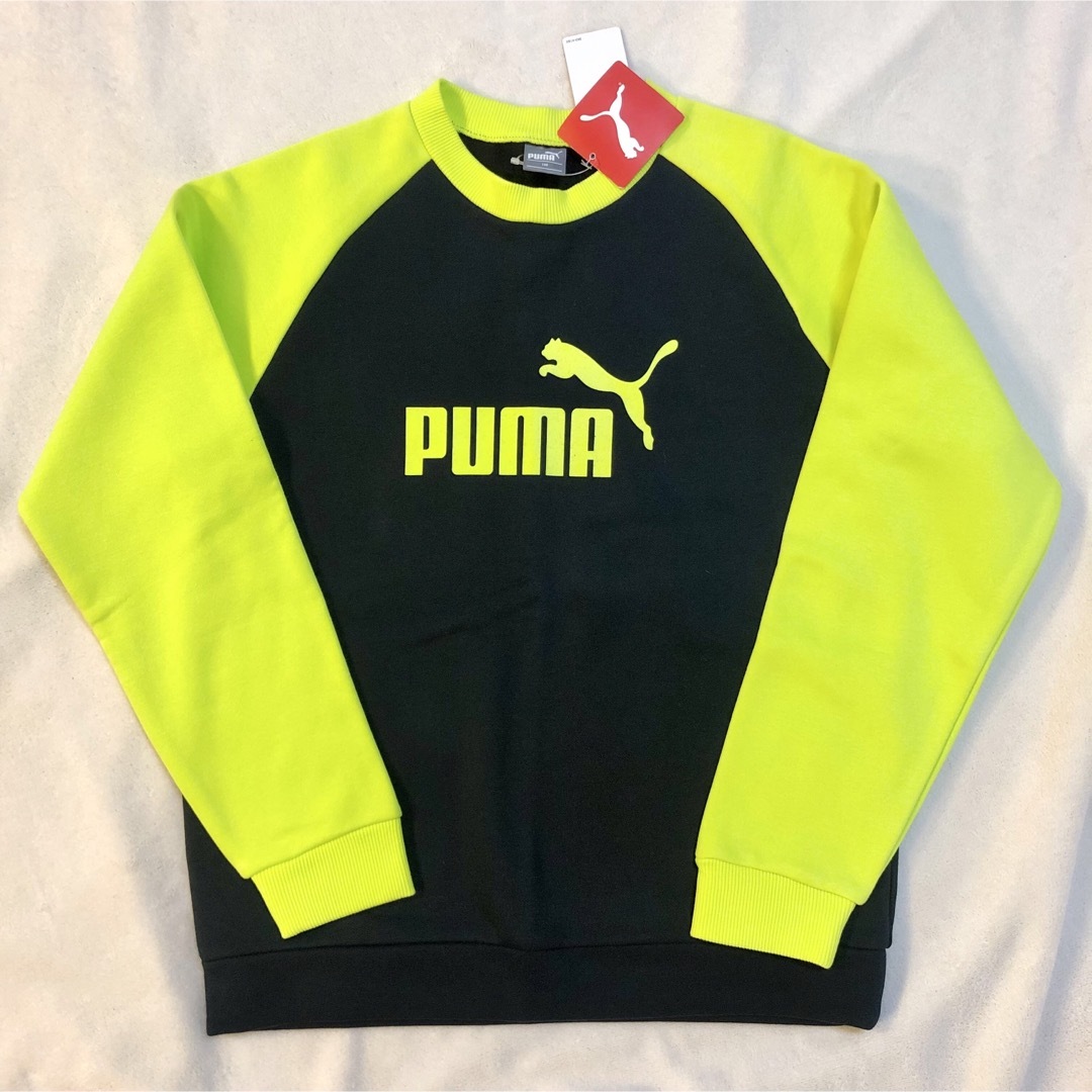 PUMA(プーマ)の新品PUMA プーマ　ラグラントレーナー　裏起毛160cm キッズ/ベビー/マタニティのキッズ服男の子用(90cm~)(Tシャツ/カットソー)の商品写真