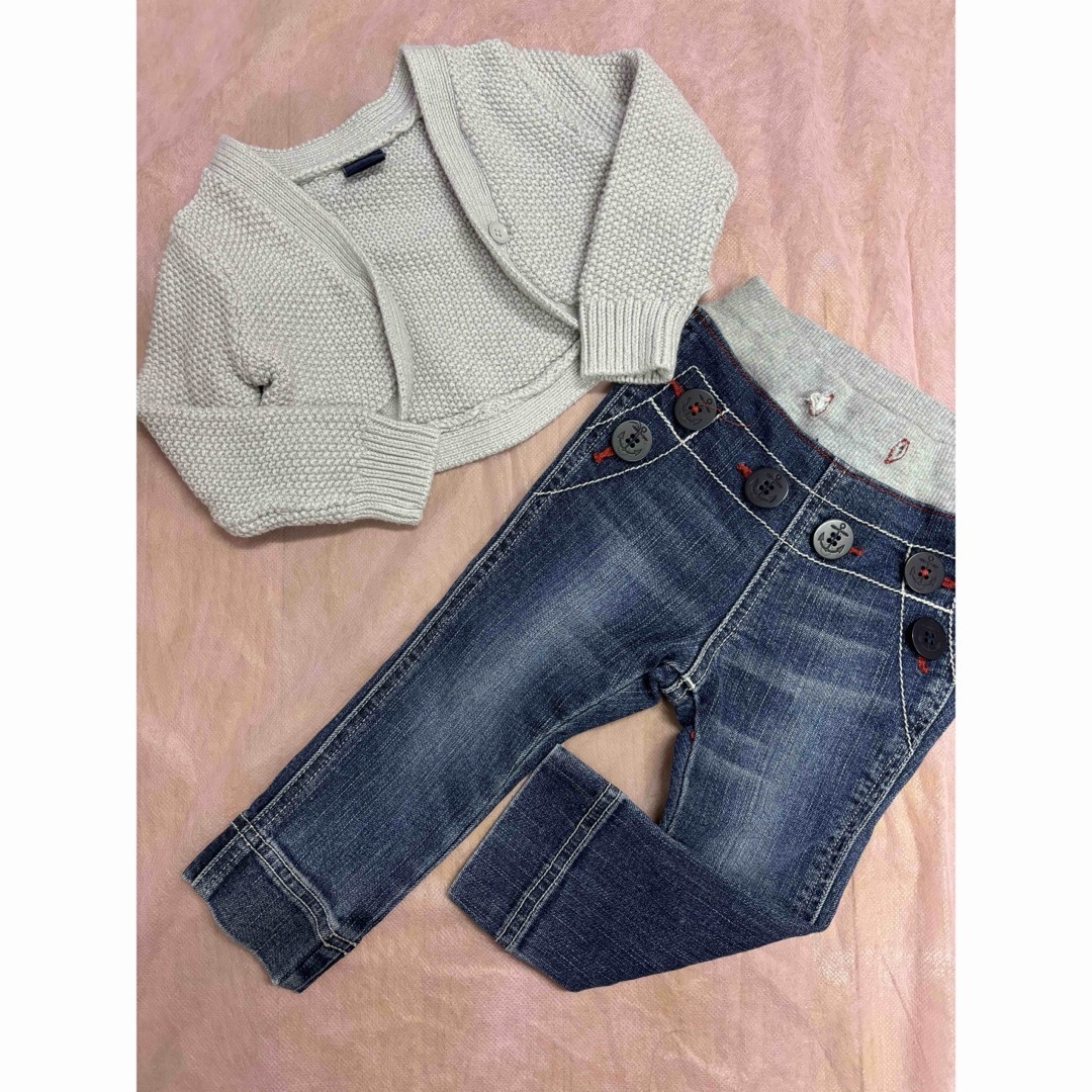 babyGAP(ベビーギャップ)のGAP  F.O. コーデセット キッズ/ベビー/マタニティのベビー服(~85cm)(カーディガン/ボレロ)の商品写真