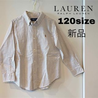 ラルフローレン(Ralph Lauren)の【新品】ラルフローレン　長袖シャツ　ワンポイント　チェック(ブラウス)