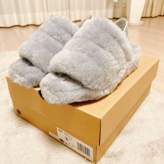 アグ(UGG)のUGG アグ確実正規品サイズ6 新品未使用　W FLUFF YEAH SLIDE(サンダル)