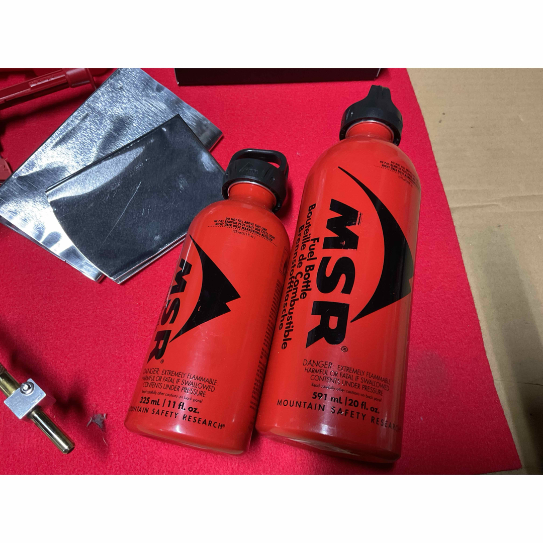 MSR(エムエスアール)のばし様専用ページ！MSRドラゴンフライセット スポーツ/アウトドアのアウトドア(ストーブ/コンロ)の商品写真