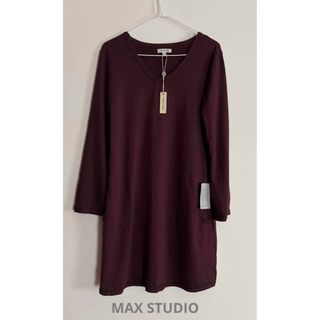 マックスマーラ(Max Mara)のMAX STUDIO ワンピース　米国購入　新品(ひざ丈ワンピース)