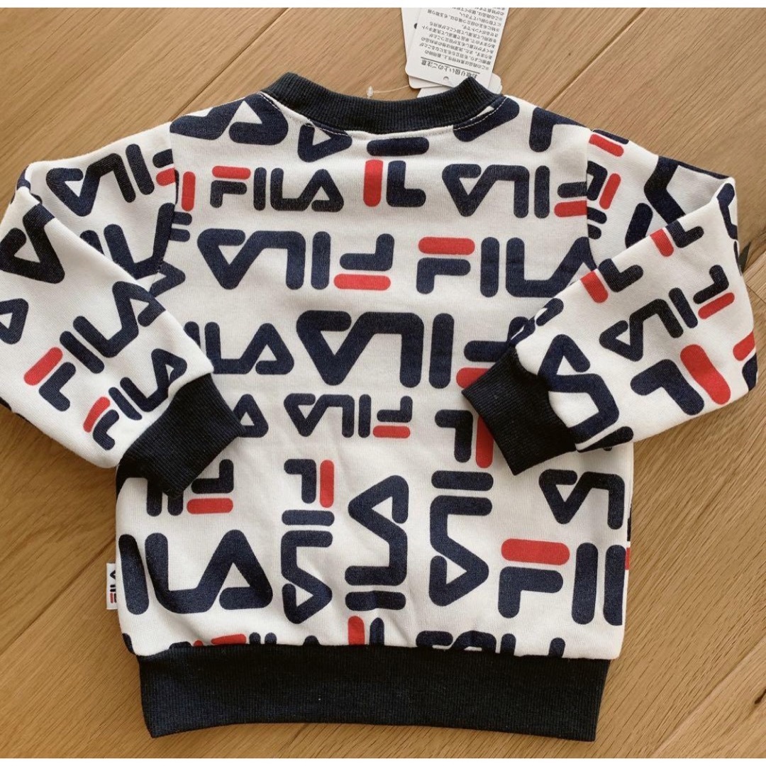 FILA(フィラ)の【新品】FILA パーカー　トレーナー　2着セット キッズ/ベビー/マタニティのベビー服(~85cm)(トレーナー)の商品写真