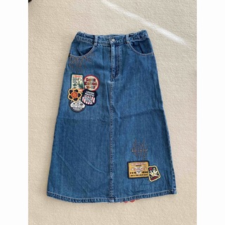 ワスク(WASK)のワスクデニム WASK DENIM かわいいワッペンフリルスカート(スカート)