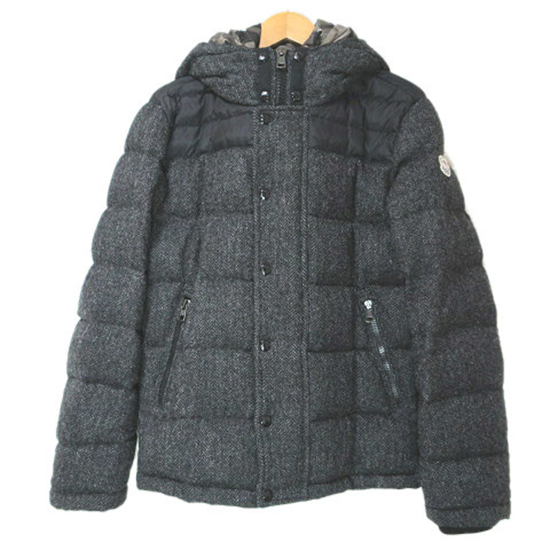 MONCLER(モンクレール)のモンクレール 美品 ダウンジャケット GUYENNE ヘリンボーン 1 S メンズのジャケット/アウター(ダウンジャケット)の商品写真