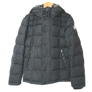 モンクレール(MONCLER)のモンクレール 美品 ダウンジャケット GUYENNE ヘリンボーン 1 S(ダウンジャケット)