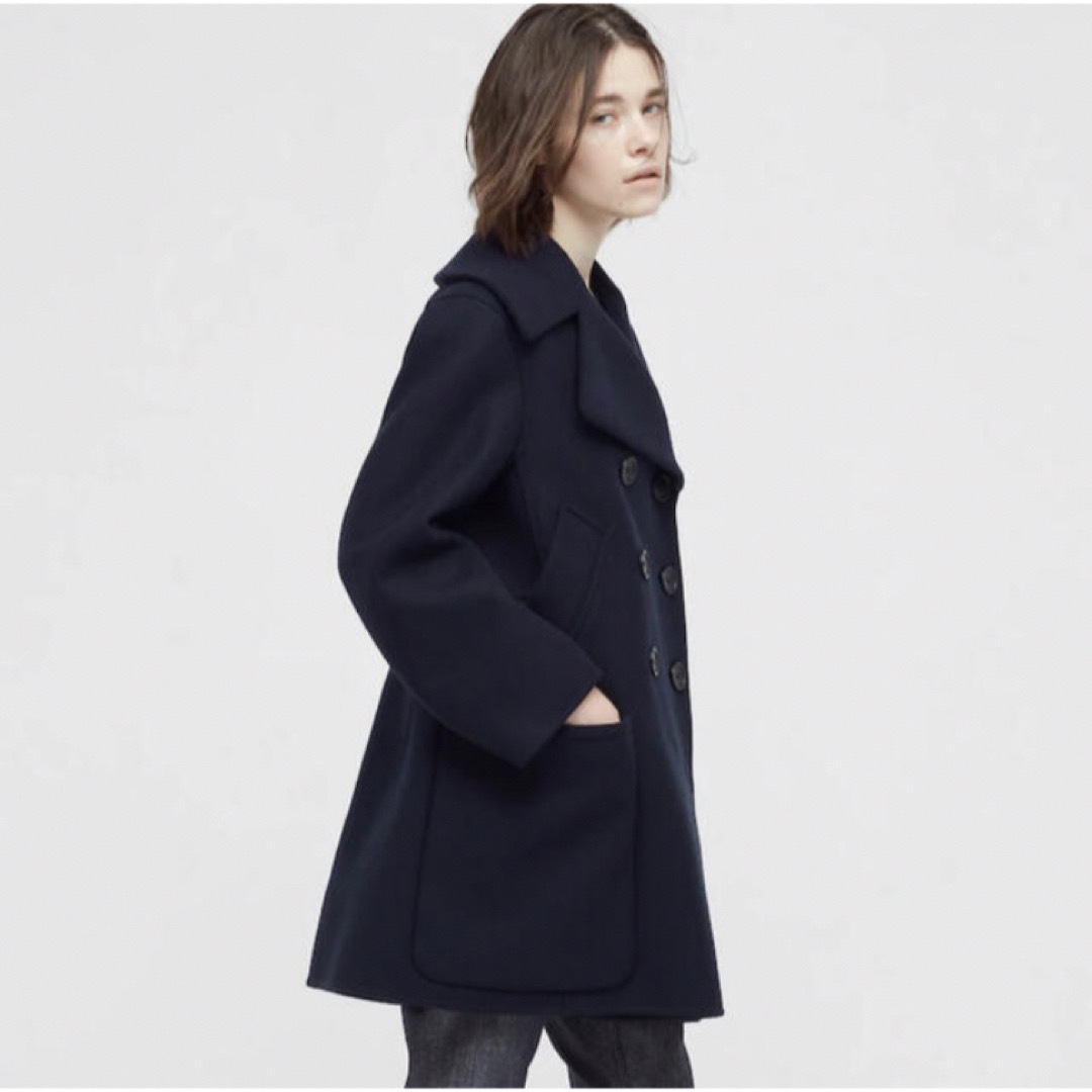 UNIQLO - 新品 ユニクロ +j ダブルフェイスピーコート Sサイズ UNIQLO - 新品 ユニクロ +j ダブルフェイスピーコート Sサイズ