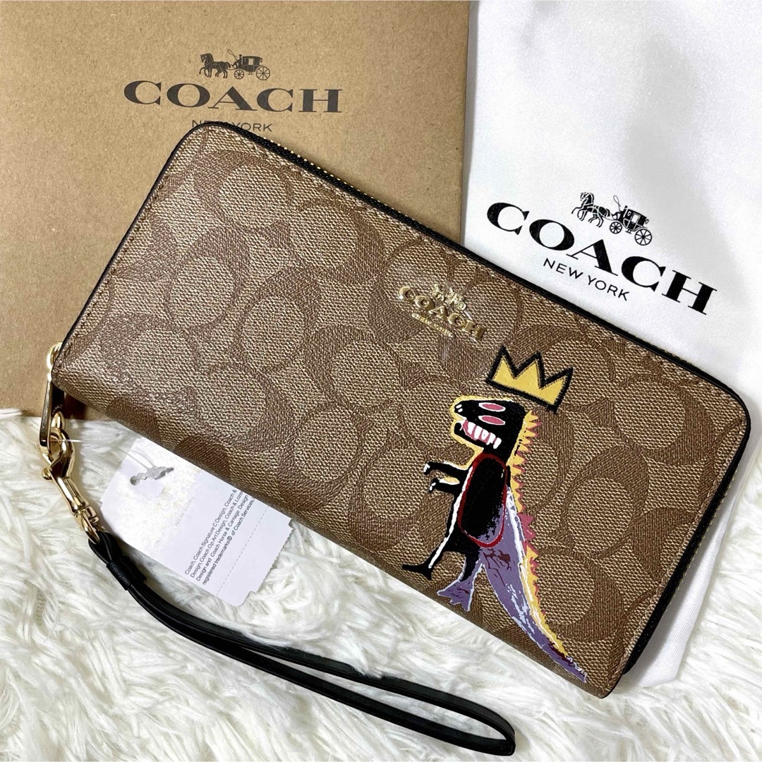 ⭐COACH⭐コーチ⭐新品 がま口ショルダーバッグ シグネチャー こげ茶